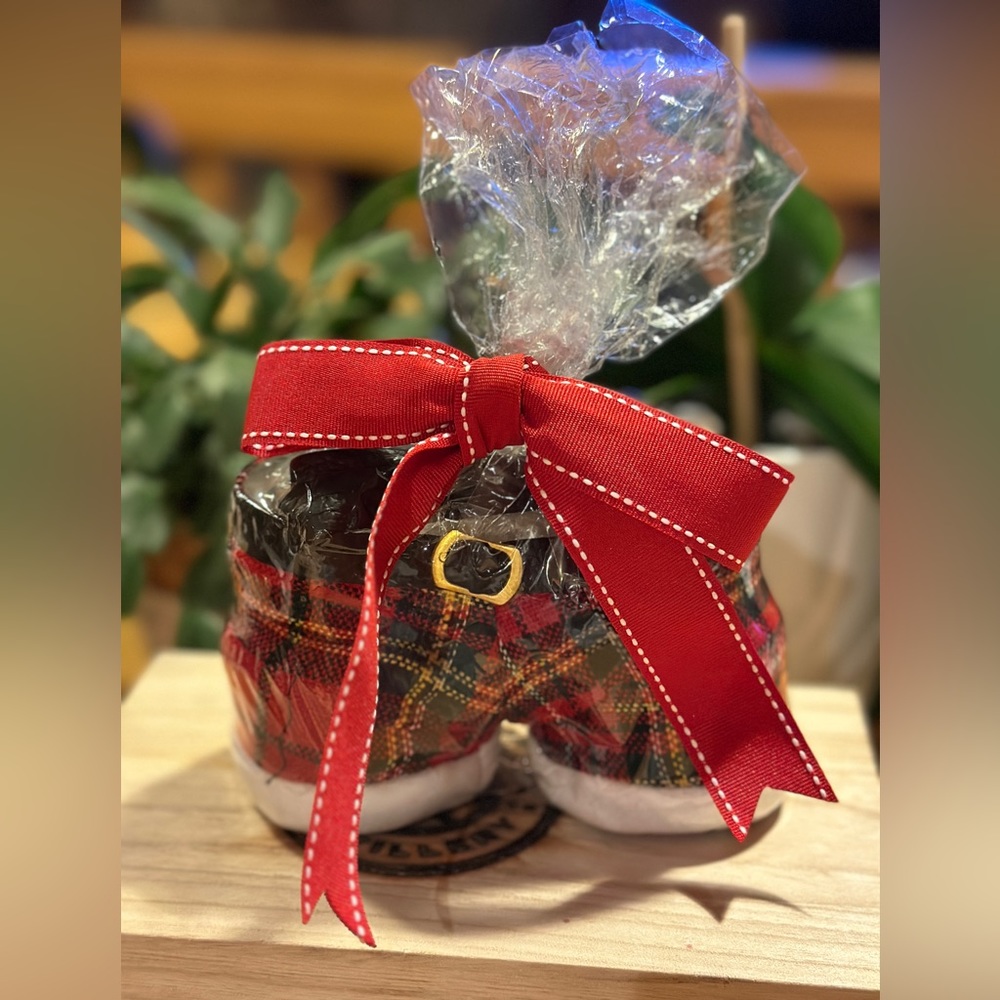 🎄Yankee Candle Christmas Santa Claus plaid shorts novelty jar candle gift set